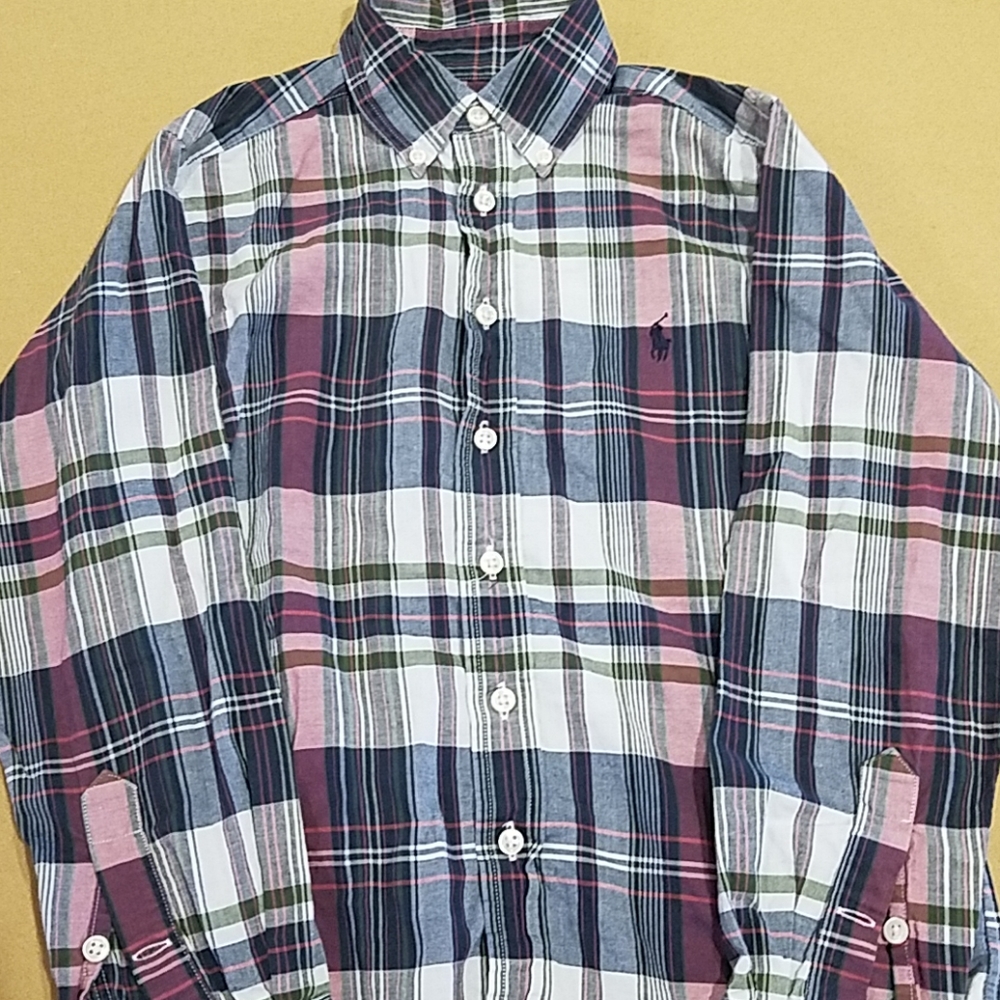 Ralph Lauren Button Down Plaid Shirt